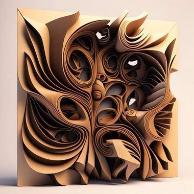 3D model abstract art (STL)